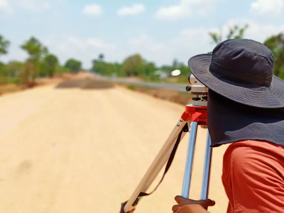 Land surveying and demarcation